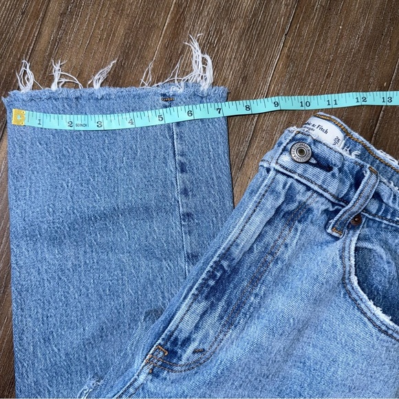 Abercrombie & Fitch The 90s Straight High Rise Jeans 26 / 2 Long - Picture 3 of 12